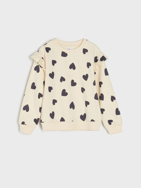 Sinsay Girl's Beige Sweatshirt And Leggings Set | Sinsay In Lebanon