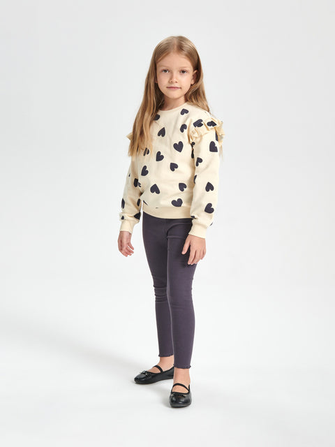 Sinsay Girl's Beige Sweatshirt And Leggings Set | Sinsay In Lebanon