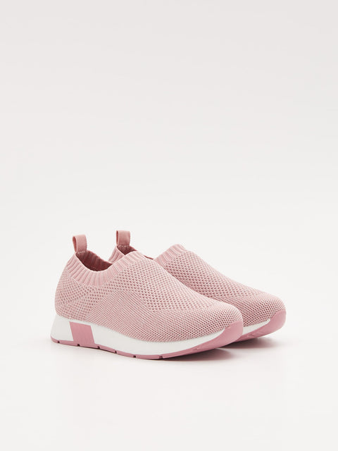 Sinsay Girl's Pastel Pink Slip-on Sports Trainers Sneakers | Sinsay In Lebanon
