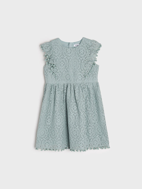 Sinsay Girl's Mint Green Lace Dress | Sinsay In Lebanon