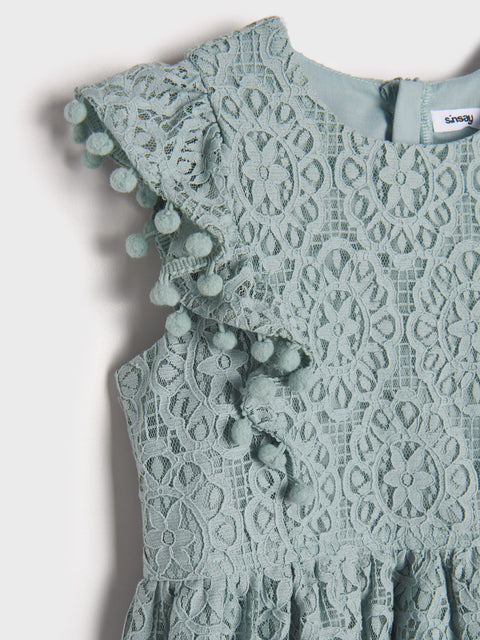Sinsay Girl's Mint Green Lace Dress | Sinsay In Lebanon