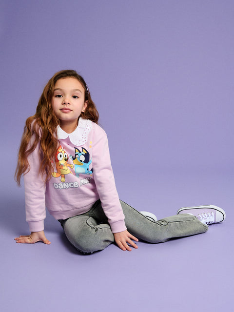 Sinsay Baby Girl's Grey Flared Jeans With Washed Effect | Sinsay In Lebanon