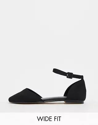 Asos Design Women's Black Ballerinas ANS528