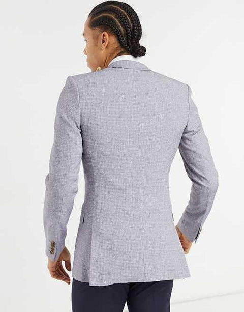 Asos Design Men's Dark Grey Skinny Blazer ANF2849