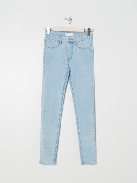 Sinsay Women's Light Blue skinny mid waist Jeans| Sinsay in Lebanon