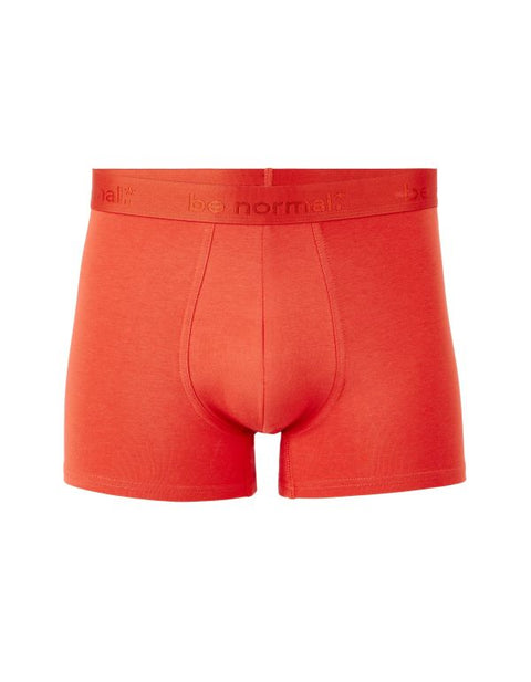 Celio Men’s Orange Plain Stretch Cotton Boxer | Celio in Lebanon