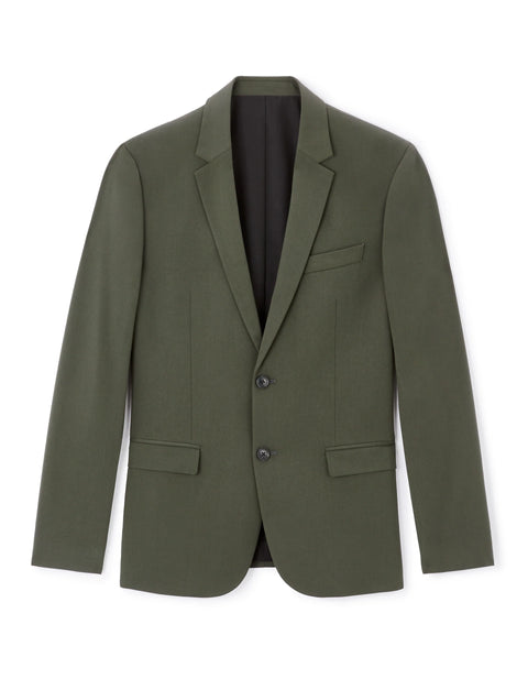 Celio Men's Dark Green Tailored Slim-Fit Blazer | Celio in Lebanon