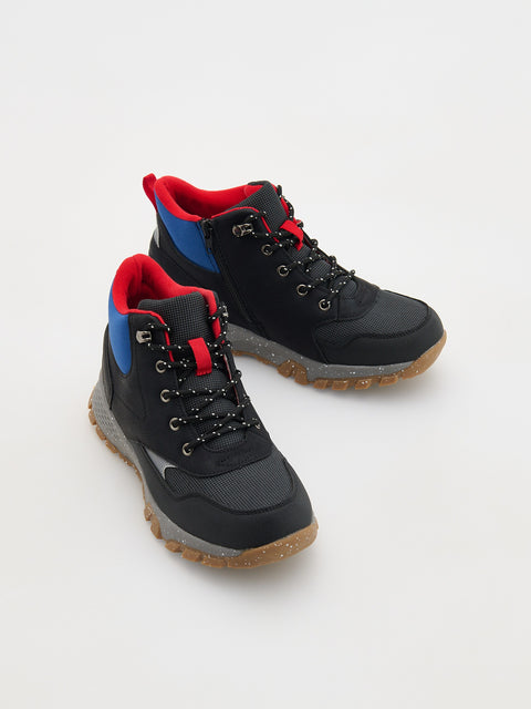 Reserved Boy's Black Ankle Boots With High Shaft | Reserved In Lebanon