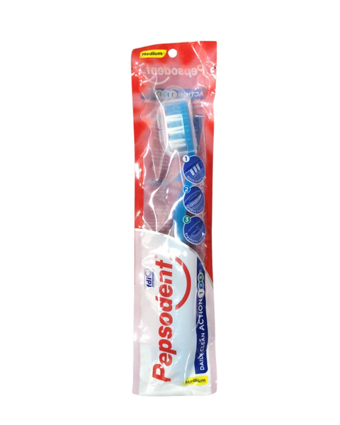 Pepsodent Daily Clean Action Medium Toothbrush