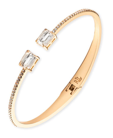 Ralph Lauren Women's Gold Tone Colored Stone & Crystal Cuff Bangle Bracelet | Ralph Lauren In Lebanon