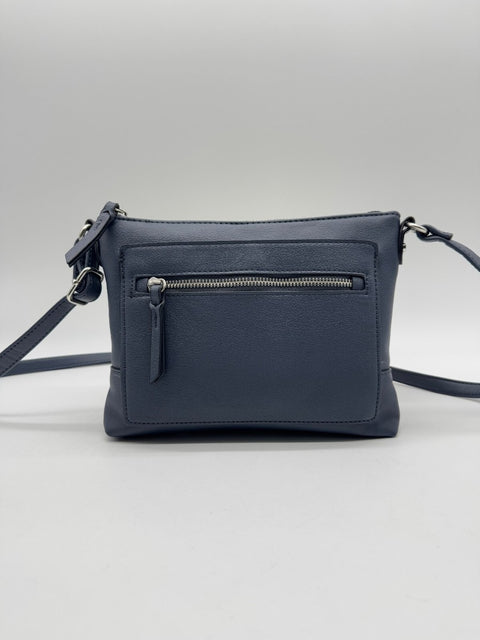 Style & Co Women's Navy Soft Leather Small Crossbody | Style & Co In Lebanon