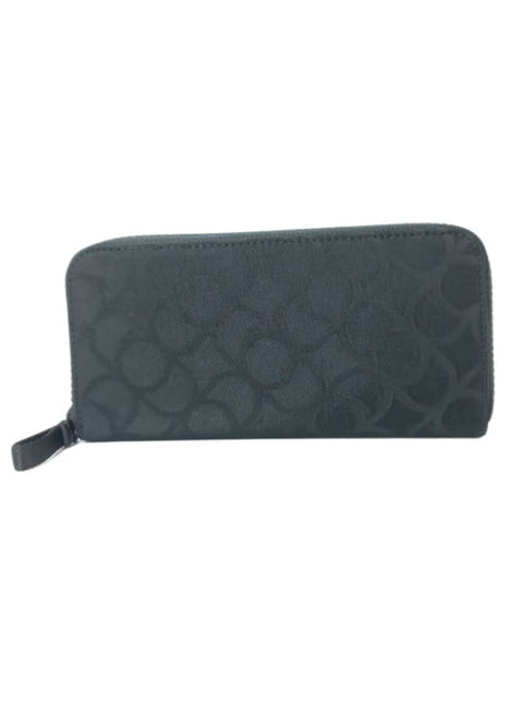 Trussardi Women's Black Jacqard Zip Around Wallet | Trussardi in Lebanon
