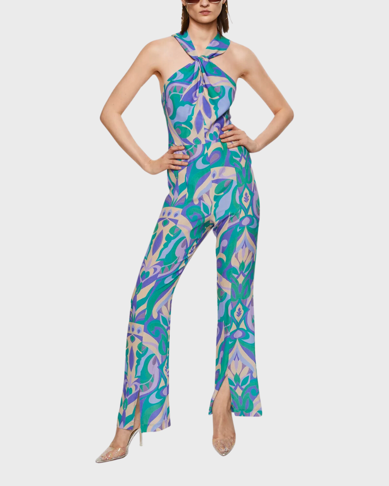 Mango Women's Multi-Colored Jumpsuit UXAQG FE1059(SHR)