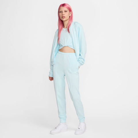 Nike Women's Baby Blue Sportswear Chill Terry Loose Full-Zip French Terry Jacket | Nike In Lebanon