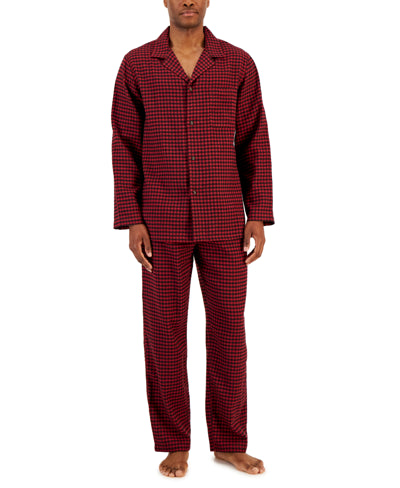 Club Room Men's Burgundy Pajamas Set ABF425(od30)