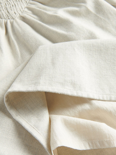 Reserved Baby Girl's Beige Cotton Dress | Reserved In Lebanon