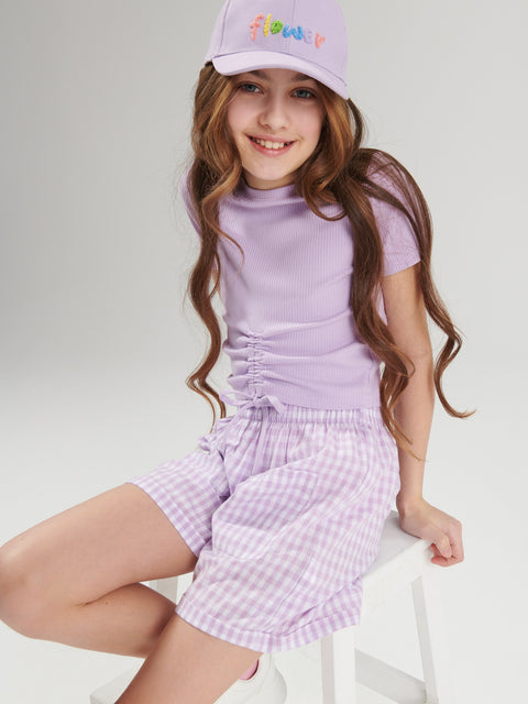 Sinsay Girl's Lavendor White Shorts | Sinsay in Lebanon