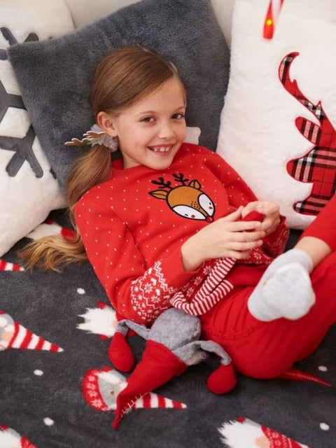 Sinsay Fox & Bunny Baby Girl's Red Sweater | Sinsay In Lebanon