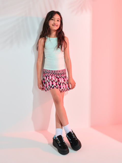 Sinsay Girl's Mylticolor Flared Mini Skirt | Sinsay In Lebanon