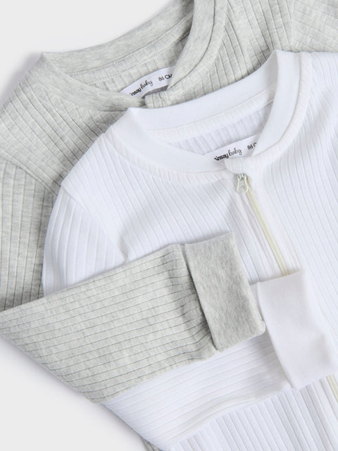 Sinsay Baby Boy's Grey/White 2pc Overall    |Sinsay  in Lebanon