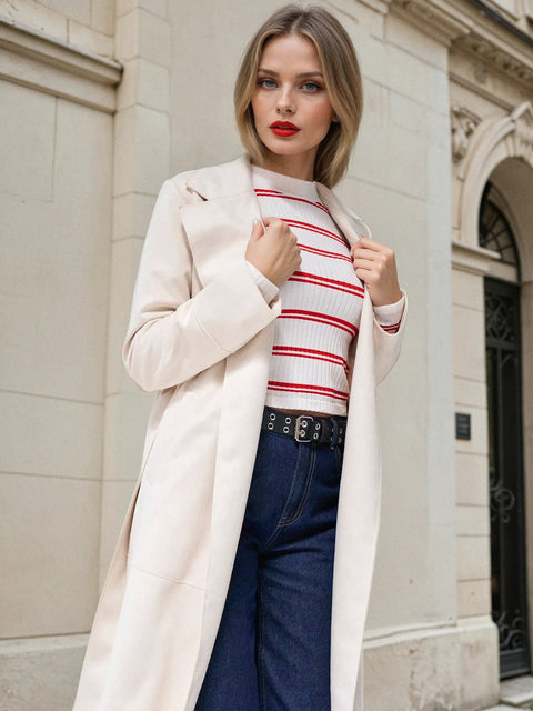 Sinsay Women's Off White Regular Fit Coat|Sinsay In Lebanon