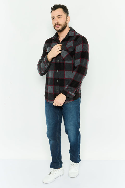 Freedom Foundry Men's Multicolor Regular Fit Plaid Shirt Jacket | Freedom Foundry In Lebanon