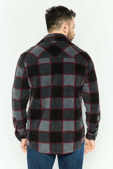 Freedom Foundry Men's Multicolor Regular Fit Plaid Shirt Jacket | Freedom Foundry In Lebanon