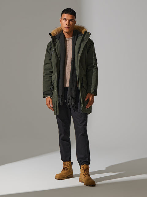 Sinsay Men's Black ruched leg Jogger Pants  |Sinsay  in Lebanon
