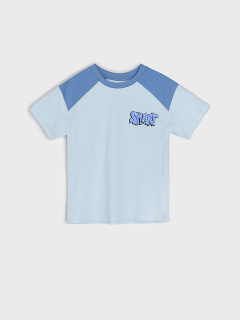 Sinsay Boy's Beige & Blue T-Shirts 2 Pack | Sinsay In Lebanon