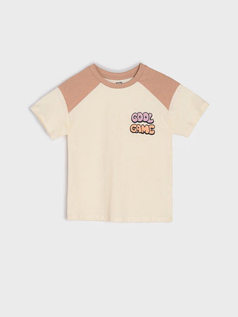 Sinsay Boy's Beige & Blue T-Shirts 2 Pack | Sinsay In Lebanon