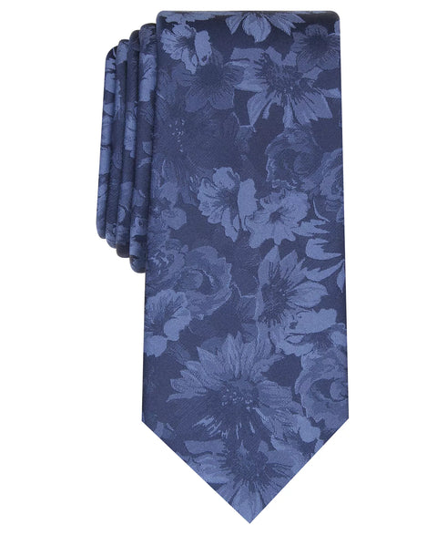 Bar III Men's Navy Cartozian Botanical Tie  | Bar III  In Lebanon
