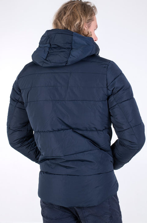 Tom Tailor Men's Navy Plus Size Hooded Puffer Jacket | Tom Tailor In Lebanon