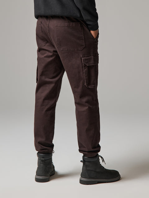 Sinsay Men's  Dusty Brown Cargo Pants    | Sinsay in Lebanon