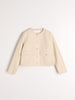Sinsay Women's Light Beige Regular Fit Short Jacket | Sinsay In Lebanon
