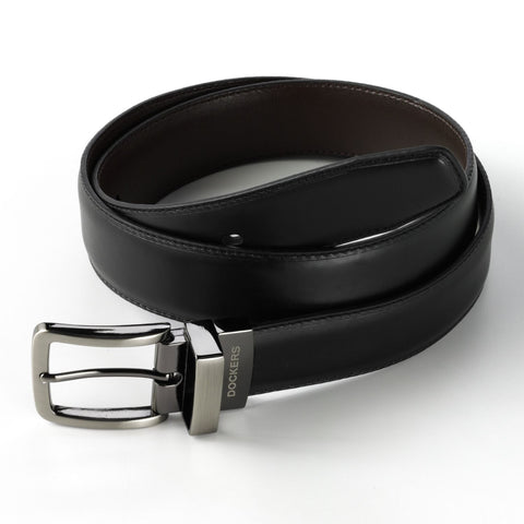 Dockers Men's Black Leather Reversible Buckle Casual Belt | Dockers In Lebanon