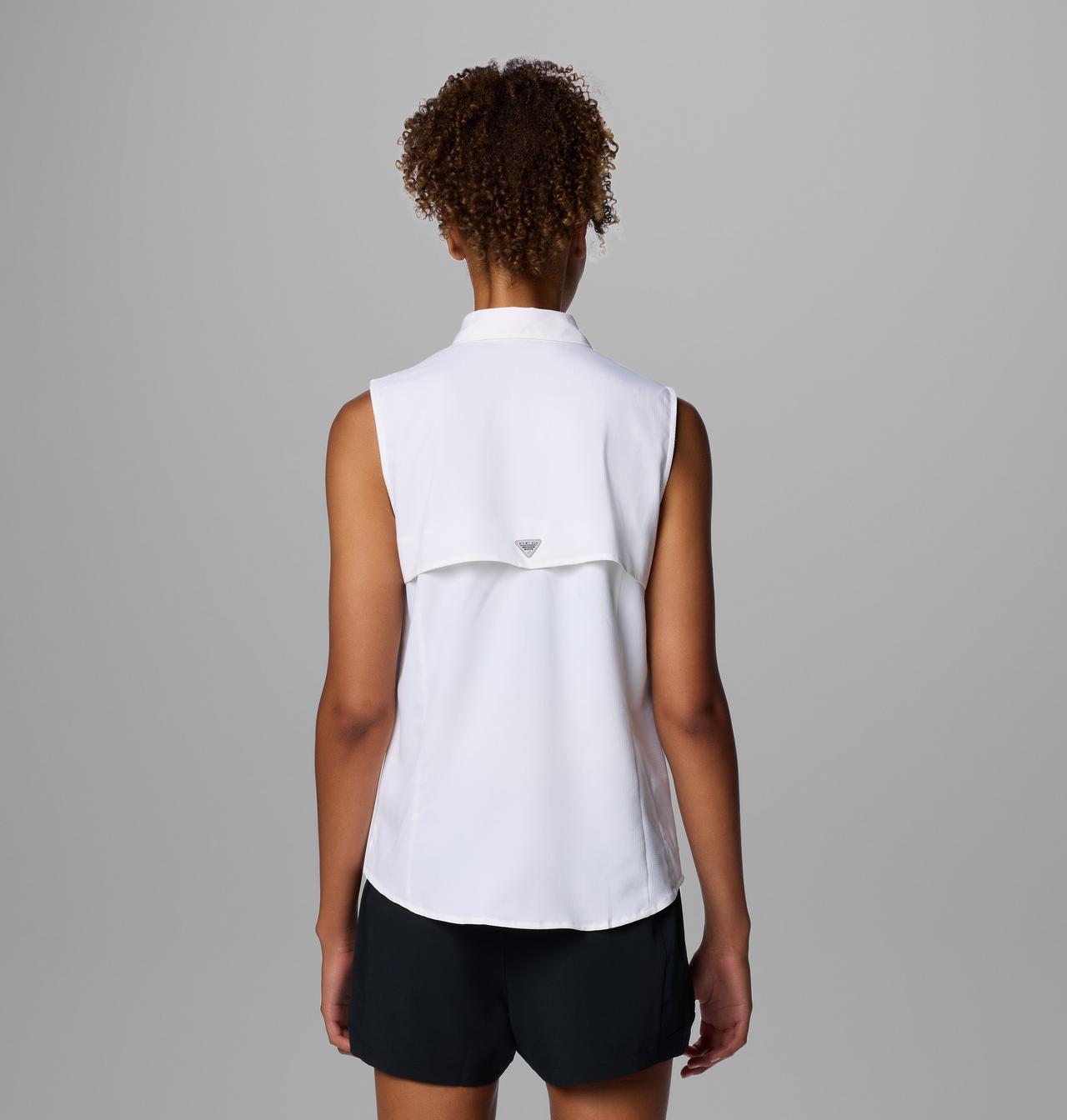 Columbia Women's White Tamiami Sleeveless Shirt | Columbia In Lebanon