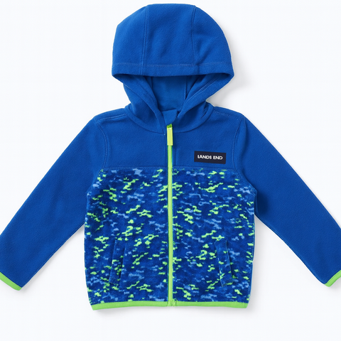 Lands' End Baby Boy's Navy Blue Printed Hooded Jacket |Land Ends' In Lebanon