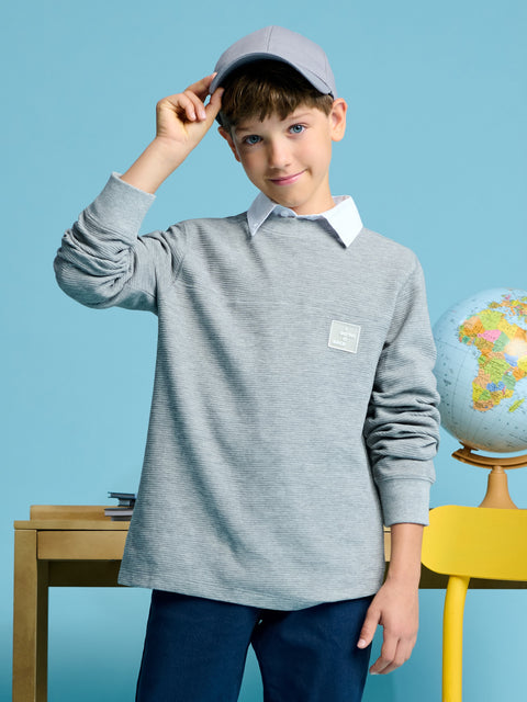 Sinsay Boy's med Grey Long sleeve Blouse | Sinsay in Lebanon
