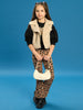 Sinsay Girl's Animal Printed Flare Trousers | Sinsay In Lebanon