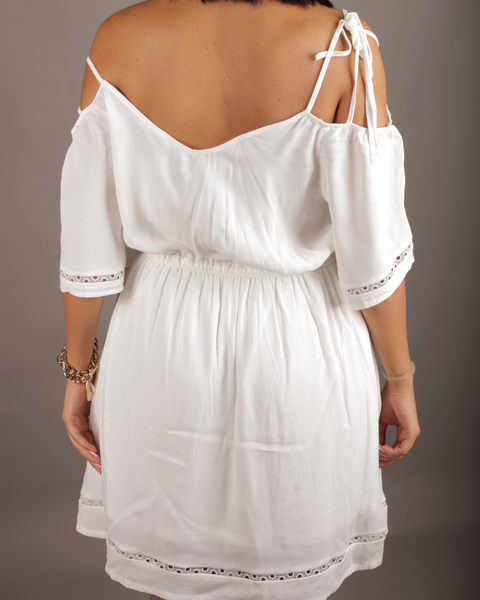 Orsay Women's White Dress 1004/441051 FA322