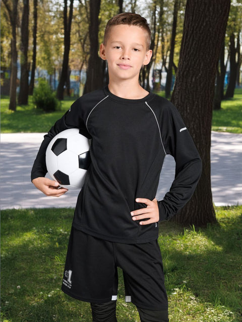 Sinsay Boy's Black Long Sleeve Active Blouse | Sinsay In Lebanon