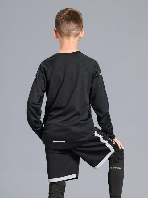 Sinsay Boy's Black Long Sleeve Active Blouse | Sinsay In Lebanon