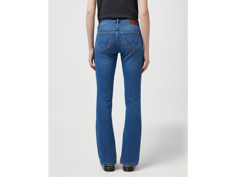 Wrangler Body Bespoke Women's Dark Blue Bootcut Camellia Jeans | Wrangler In Lebanon