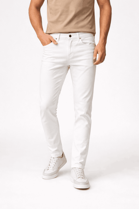 Celio Men's White Slim Jeans| Celio in Lebanon
