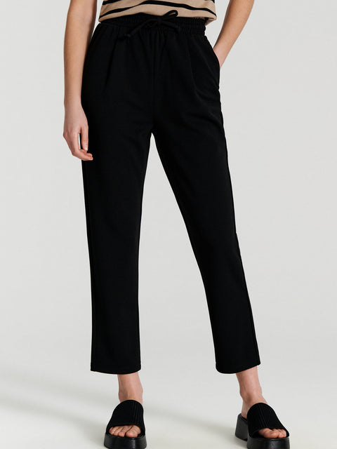 Sinsay Women's Black Elastic Waist Sweatpants  | Sinsay in lebanon