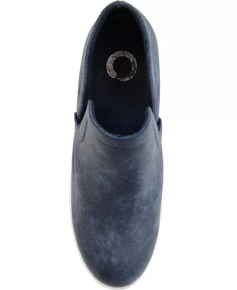 Journee Collection Women's Dusty Blue Cardi Cut-Out Platform Wedge Sneakers |Journee Collection In Lebanon