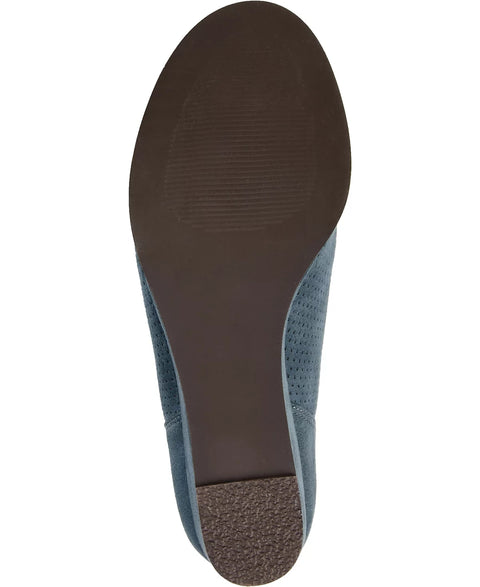 Journee Collection Women's Blue Mylee Pull On Wedge Booties | Journee Collection In Lebanon