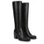 Sam & Libby Women's Black Iris Wide Calf Knee High Boots