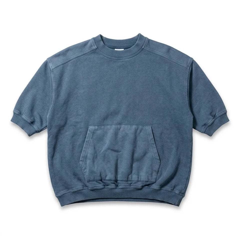 Zara Baby Boy's Navy Ribbed Crewneck Sweatshirt | Zara In Lebanon