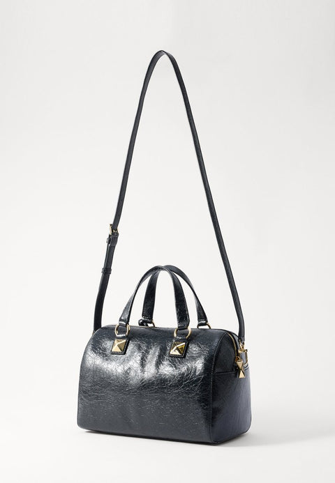Michael Kors Women's Black Leather Duffle Handbag|Michael Kors In Lebanon